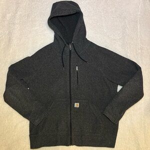 Carhartt Kentwood Sweater Jacket XL 16/18 Dark Gray